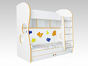Кровать Соната Kids двухъярусная "Буквы"