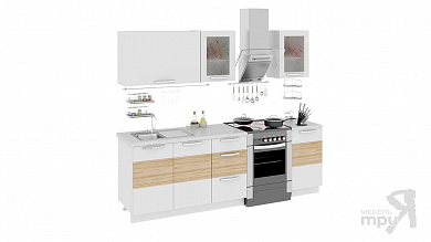 Кухонный гарнитур 240 см ОЛИВИЯ (Светлая) ГН60_240_1