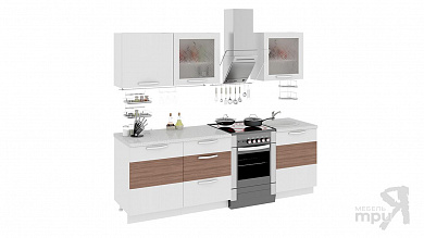 Кухонный гарнитур 240 см ОЛИВИЯ (Темная) ГН60_240_2