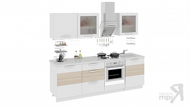 Кухонный гарнитур 240 см (со шкафом НБ) ОЛИВИЯ (Коимбра) ГН60_240_2 (НБ)