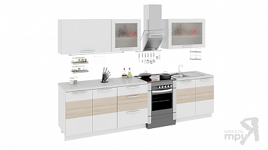 Кухонный гарнитур 300 см ОЛИВИЯ (Коимбра) ГН60_300_1