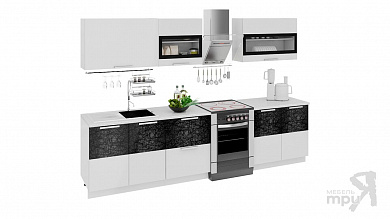 Кухонный гарнитур 300 см ФЭНТЕЗИ (Лайнс) ГН60_300_1